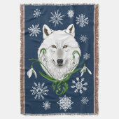 Blume des Schneefalls der Weißen Arktis Decke (Vorderseite Vertikal)