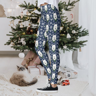 Blume des Schneefalls der Weißen Arktis Leggings