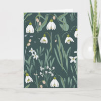 Blume des Schneefalls zum Geburtstag