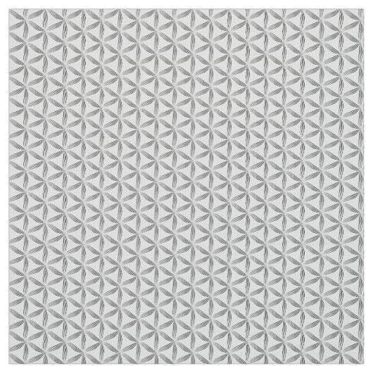 Blume des schwarzen Lebensmusters Stoff (Muster)
