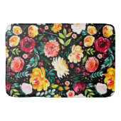 Blume des Sommers "English Garden" Badematte (Vorderseite)