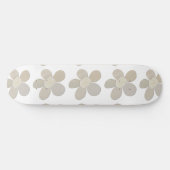 Blume des Stoffs Collage Mix und Anpassungsfarben Skateboard (Horizontal)