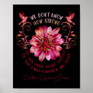 Blume des Syndrom-Bewusstseins Wir wissen nicht, w Poster