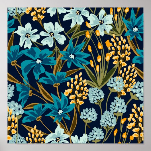 Blume des tropischen Gartens Poster (Vorne)