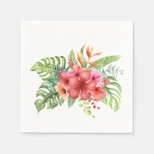 Blume des tropischen Hibiskus  Serviette