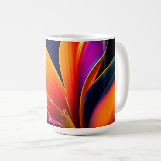 Blume des tropischen Paradieses Kaffeetasse (VorderseiteRechts)