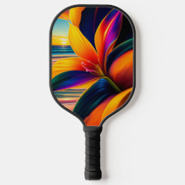 Blume des tropischen Paradieses Pickleball Schläger