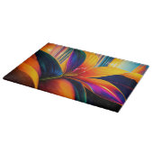 Blume des tropischen Paradieses Schneidebrett (Ecke)