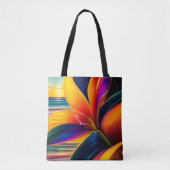 Blume des tropischen Paradieses Tasche (Vorderseite)