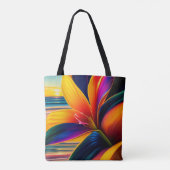 Blume des tropischen Paradieses Tasche (Rückseite)