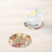 Blume des tropischen Rot-Gelb-Hibiskus Brautparty Untersetzer (Vor Ort)