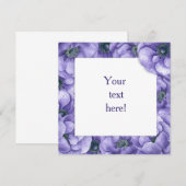 Blume des Violetanemons (Vorne/Hinten)