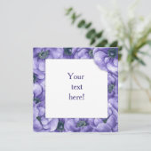 Blume des Violetanemons (Stehend Vorderseite)