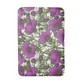 Blume des violetten Kosmos Badematte (Vorderseite Vertikal)