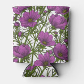 Blume des violetten Kosmos Dosenkühler (Vorderseite)