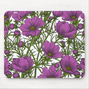 Blume des violetten Kosmos Mousepad