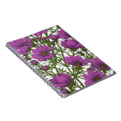 Blume des violetten Kosmos Notizblock (Rechte Seite)