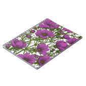 Blume des violetten Kosmos Notizblock (Linke Seite)