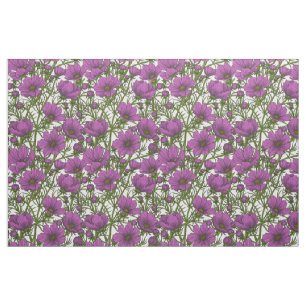 Blume des violetten Kosmos Stoff
