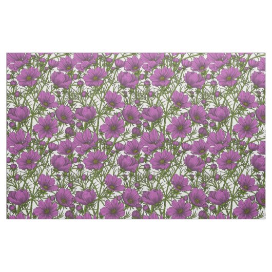 Blume des violetten Kosmos Stoff (Fat Quarter (45,7 x 55,9 cm))