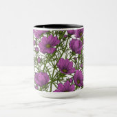 Blume des violetten Kosmos Tasse (Zentrum)