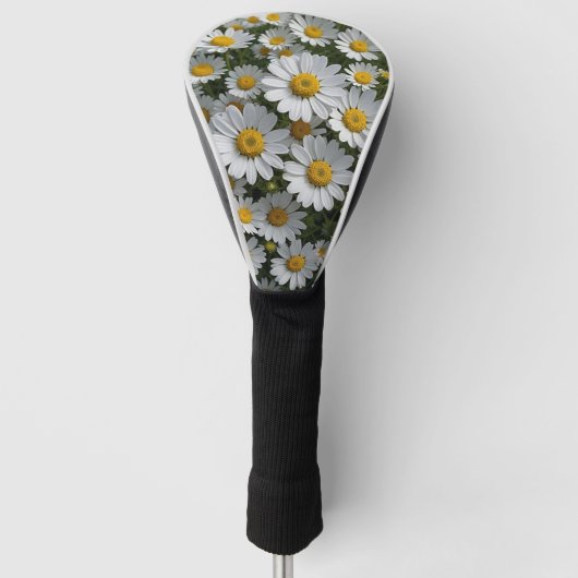 Blume des Weißen Feverts Golf Headcover (Vorderseite)
