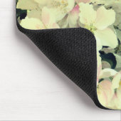 Blume des weißen Frühlings Mousepad (Ecke)