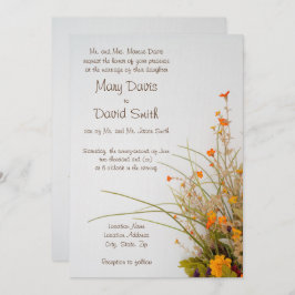 Blume des weißen Holzfalles, die einladen Einladung