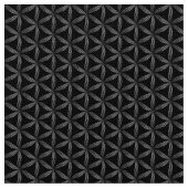 Blume des weißen Lebensmusters Stoff (Nahaufnahme)