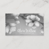 Blume des Weißen Magnolien Visitenkarte (Vorderseite)
