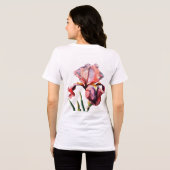 Blume des weißen T - Shirt (Rückseite voll)