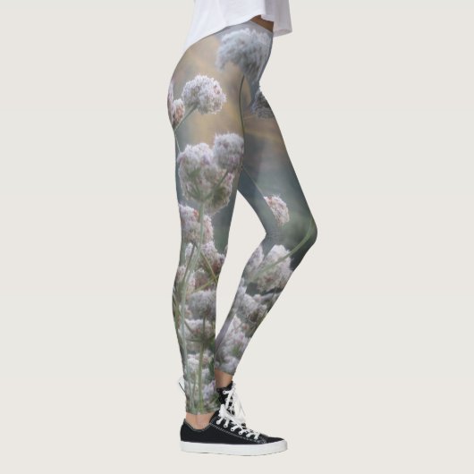 Blume des Weißgebirges Leggings (Rechts)