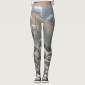 Blume des Weißgebirges Leggings (Vorderseite)