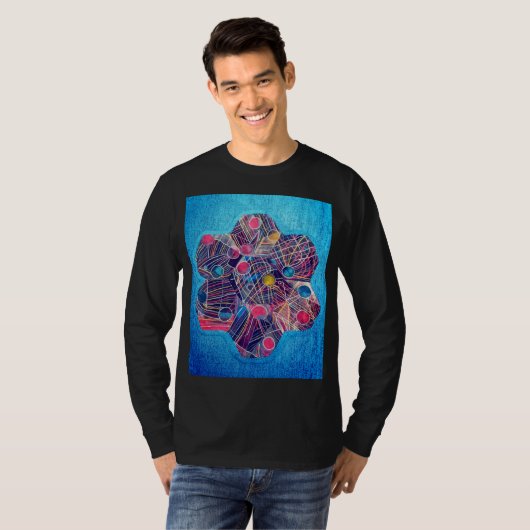 Blume des Weltraums T-Shirt (Vorne ganz)