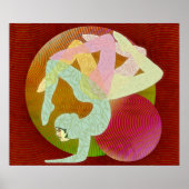 Blume des Yoga Poster (Vorne)