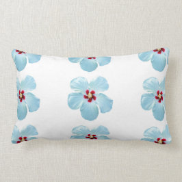Blume des zauberhaften Weißen Hawaiianischen Hibis Lendenkissen