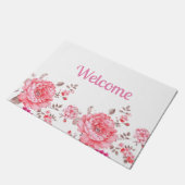 Blume Design 18" x 24" Türmatte (Schrägansicht)