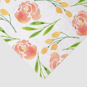 Blume (Design 45 Gelb/orange Serie) Seidenpapier (Ausschnitt)