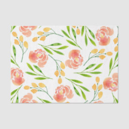 Blume (Design 45 Gelb/orange Serie) Seidenpapier