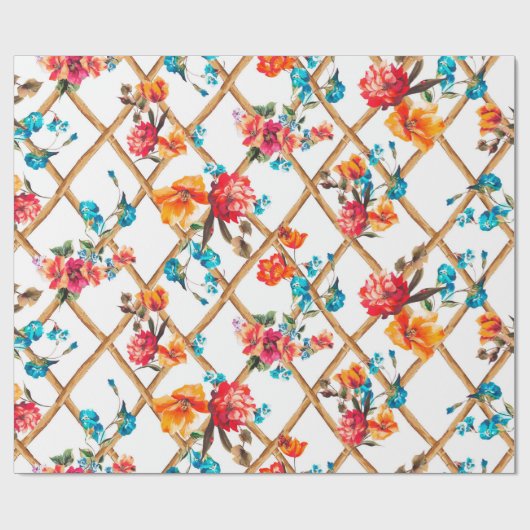 Blume Design Blume, Öl, Malerei, Geschenkpapier (Flach)