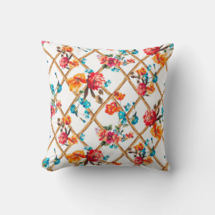 Blume Design Blume, Öl, Malerei, Kissen