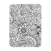Blume Design Doodle Magnet (Vertikal)