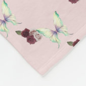 Blume-Design Fleecedecke (Ecke)