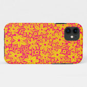 Blume Design - Gelb und Rose Rot.pdf Case-Mate iPhone Hülle (Rückseite (Horizontal))