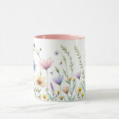 Blume-Design-Kaffee für Wasserfarben Tasse (Zentrum)