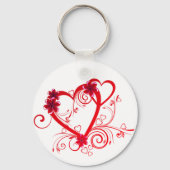 Blume Design Schlüsselanhänger (Vorderseite)