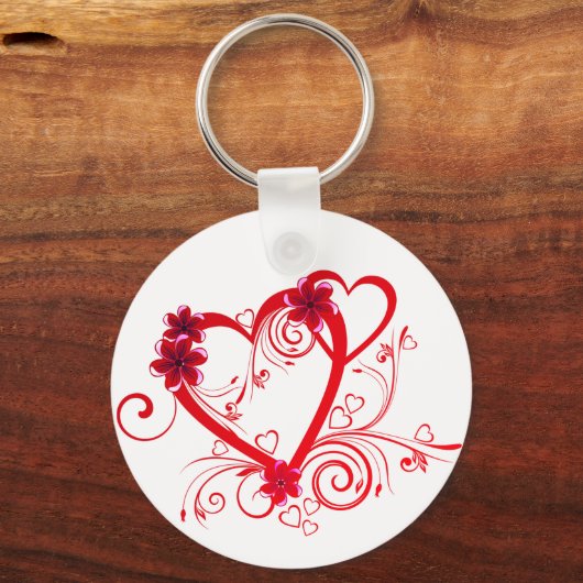 Blume Design Schlüsselanhänger (Vorderseite)