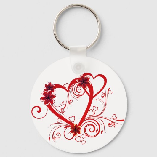 Blume Design Schlüsselanhänger (Rückseite)