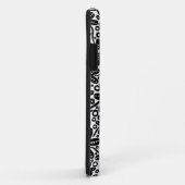 Blume Design - Schwarz auf Weiß.pdf Case-Mate iPhone Hülle (Hinten/Rechts)