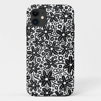 Blume Design - Schwarz auf Weiß.pdf Case-Mate iPhone Hülle